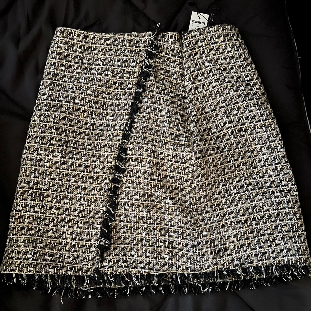 Tweed Mini Skirt